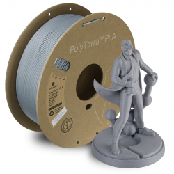 PolyTerra PLA Fossil Grey (1,75mm, 1Kg)