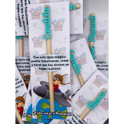 Lápices de madera 3D